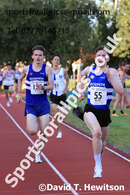 3000 metres, 2024 NEGP 6, Monkton Stadium,  Wednesday, August 14th.  Photo: David T. Hewitson/Sports for All Pics
